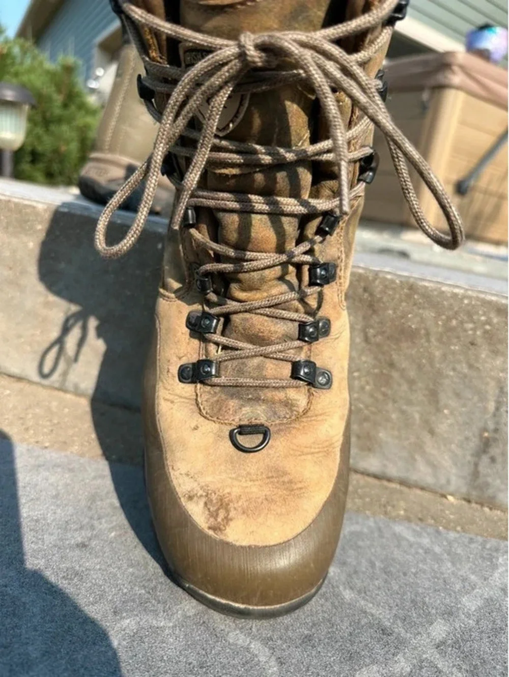 Irish Setter 2704 Waterproof Hunting/Work Boots Men’s Size 9.5 Brown TempSens